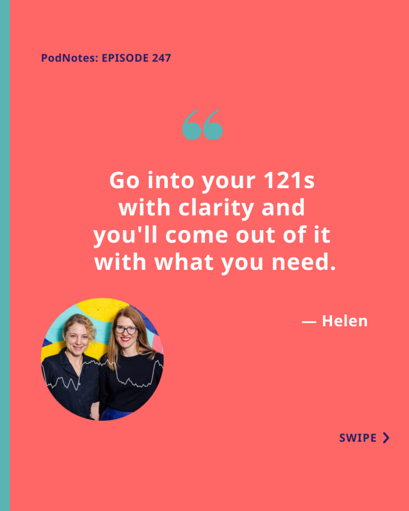 How to make the most of your 121s | Amazing If
