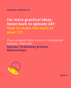 How to make the most of your 121s | Amazing If